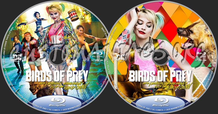 Birds of Prey (and the Fantabulous Emancipation of One Harley Quinn) (2020) blu-ray label