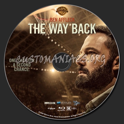 The Way Back (2020) blu-ray label