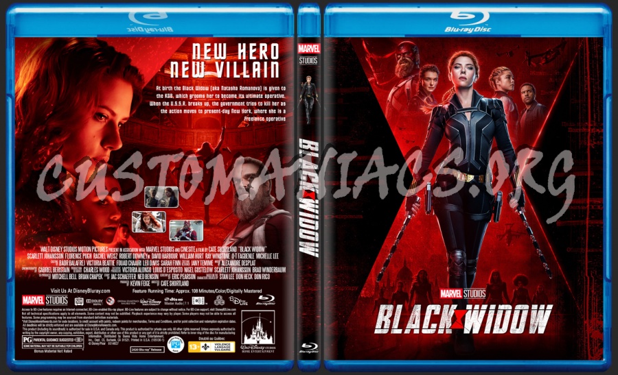 Black Widow 2020 blu-ray cover