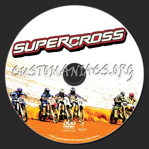 SuperCross dvd label