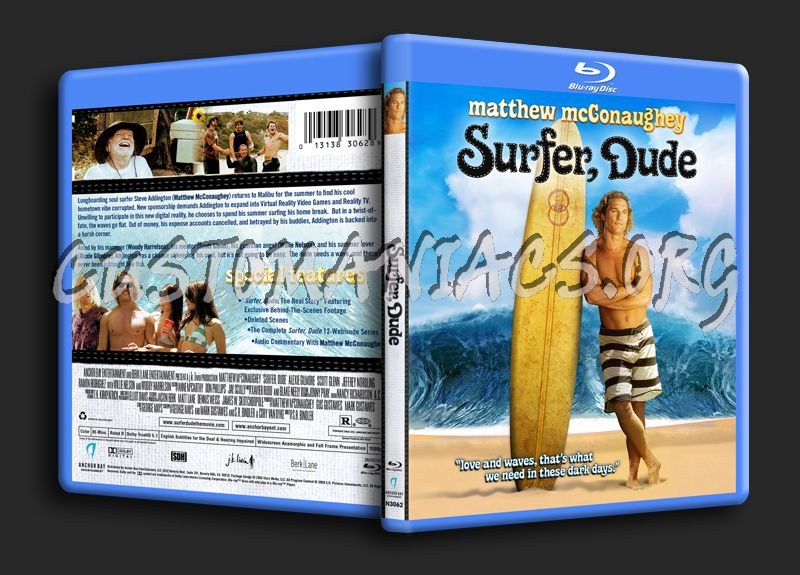 Surfer Dude blu-ray cover