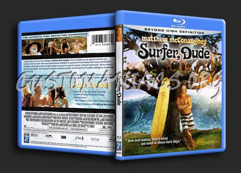 Surfer Dude blu-ray cover