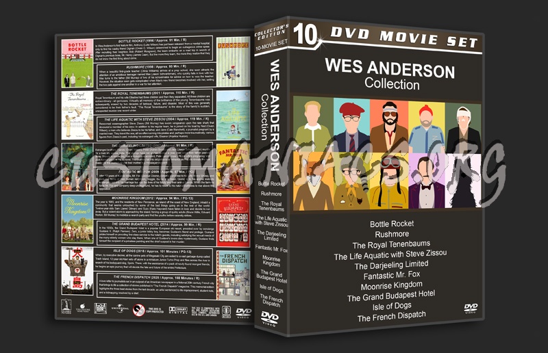 Wes Anderson Collection dvd cover
