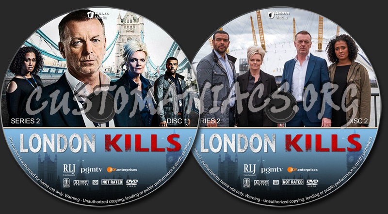 London Kills - Series 2 dvd label