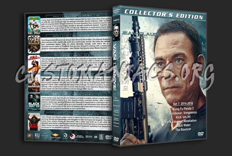 Jean-Claude Van Damme Film Collection - Set 7 (2016-2018)* dvd cover