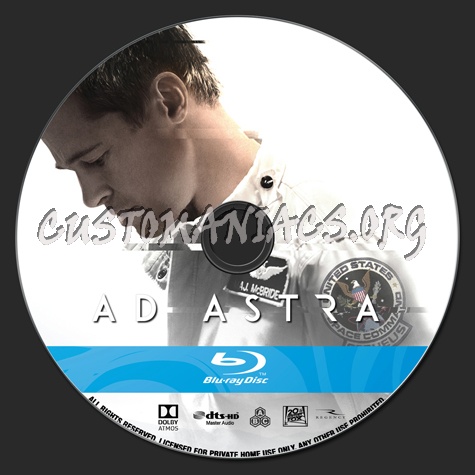 Ad Astra blu-ray label