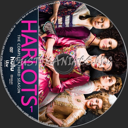 Harlots Season 3 dvd label