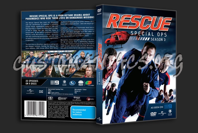 Rescue Special Ops Season 3 dvd cover