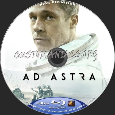 Ad Astra blu-ray label