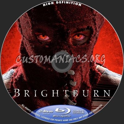 Brightburn blu-ray label