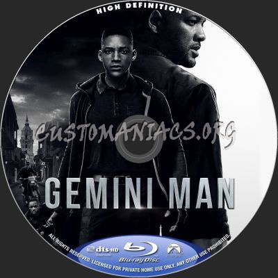Gemini Man blu-ray label