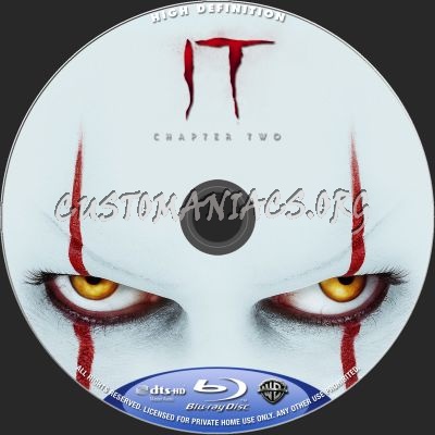 It Chapter 2 blu-ray label