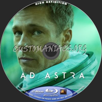 Ad Astra blu-ray label