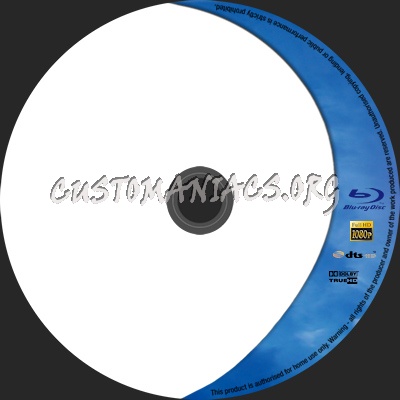 Blu-ray Label V2 Custom Template dvd label