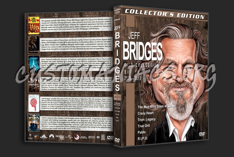 Jeff Bridges Filmography - Set 11 (2009-2013) dvd cover