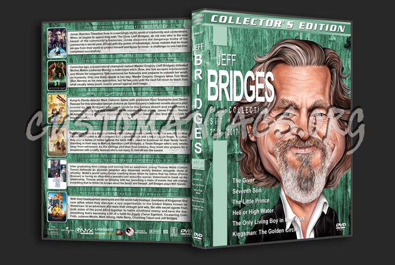 Jeff Bridges Filmography - Set 12 (2014-2017) dvd cover