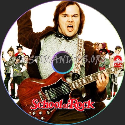 The School of Rock dvd label