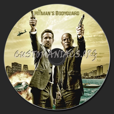 The Hitman's Bodyguard (2017) blu-ray label