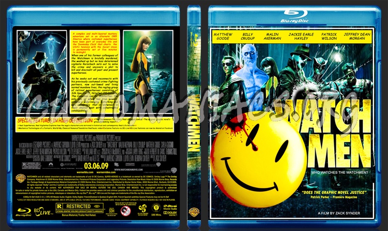 Watchmen blu-ray cover