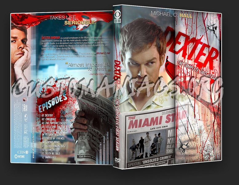 Dexter - Season 1 dvd cover
