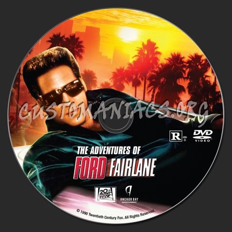 The Adventures of Ford Fairlane dvd label