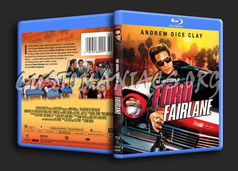 The Adventures of Ford Fairlane blu-ray cover