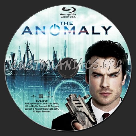 The Anomaly blu-ray label