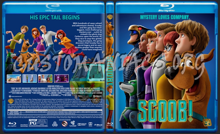 Scoob! blu-ray cover