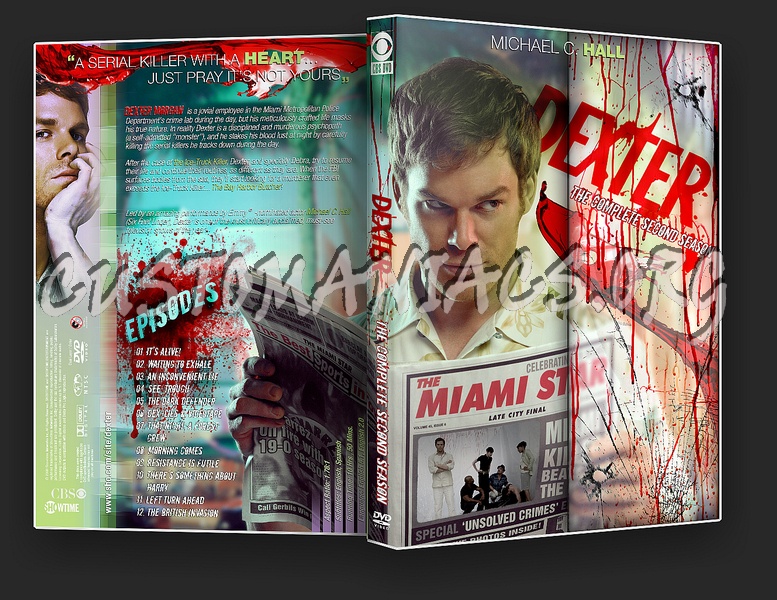 Dexter - Season 2 dvd cover