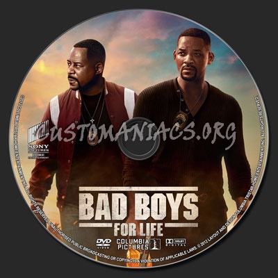 Bad Boys for Life (2020) dvd label