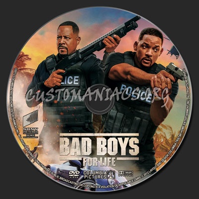 Bad Boys for Life (2020) dvd label