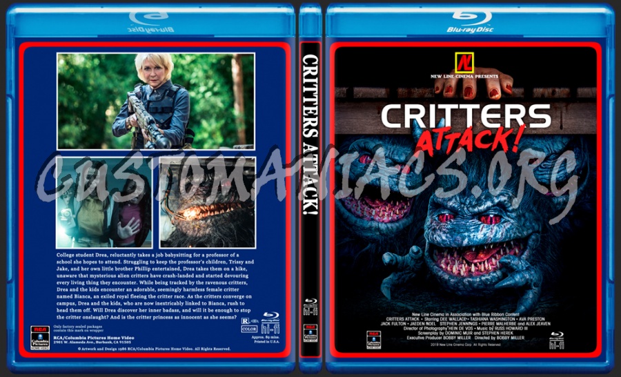 Critters Attack blu-ray cover