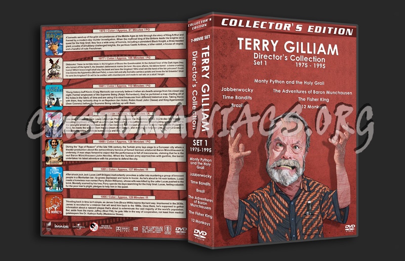 Terry Gilliam Directors Collection - Set 1 (1975-1995) dvd cover