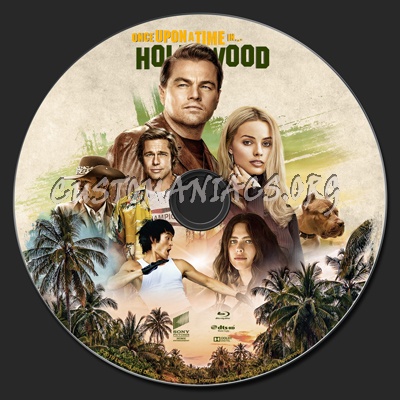 Once Upon a Time... in Hollywood (2019) blu-ray label