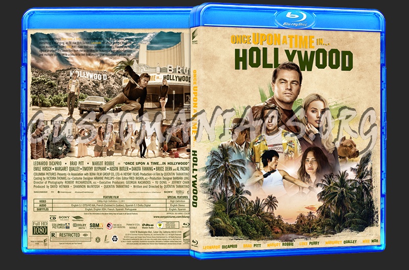 Once Upon a Time... in Hollywood (2019) blu-ray cover