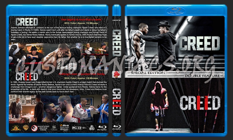 Creed Double Feature blu-ray cover