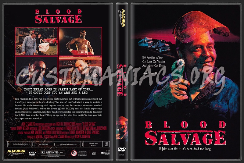 Blood Salvage (1990) dvd cover