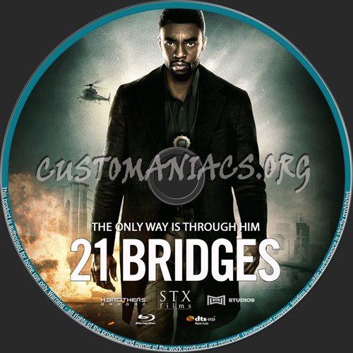 21 Bridges blu-ray label