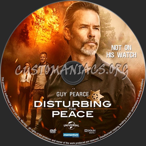 Disturbing The Peace dvd label