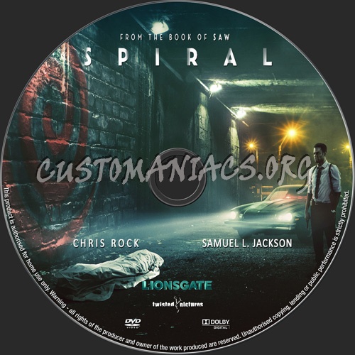 Spiral dvd label