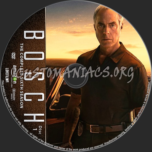 Bosch Season 6 dvd label