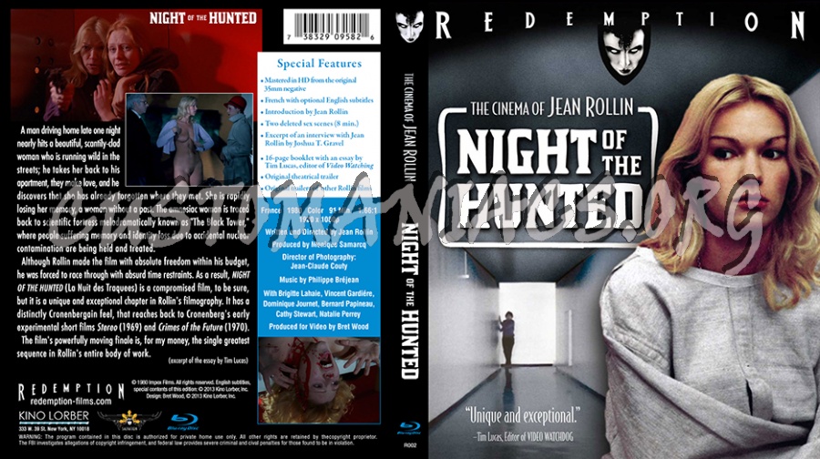 The Night of the Hunted (1980) blu-ray cover