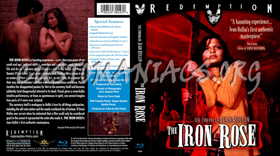 The Iron Rose (1973) blu-ray cover