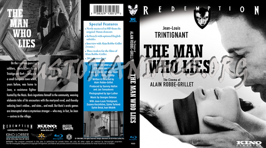 The Man Who Lies (1968) blu-ray cover