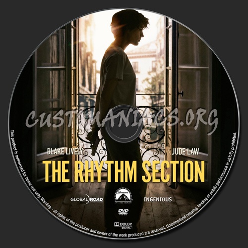 The Rhythm Section dvd label