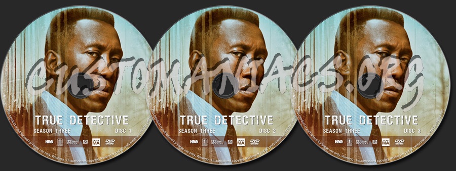 True Detective - Season 3 dvd label