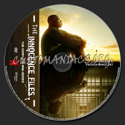 The Innocence Files Mini-Series dvd label