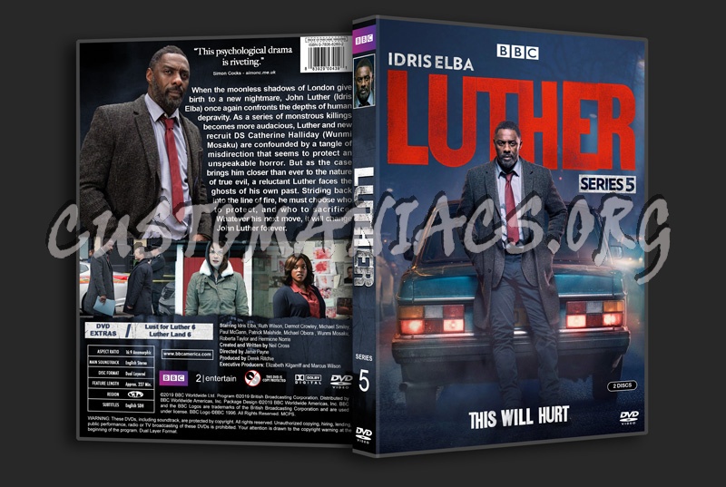 Luther - Series 5 dvd cover