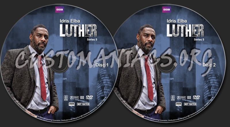 Luther - Series 5 dvd label