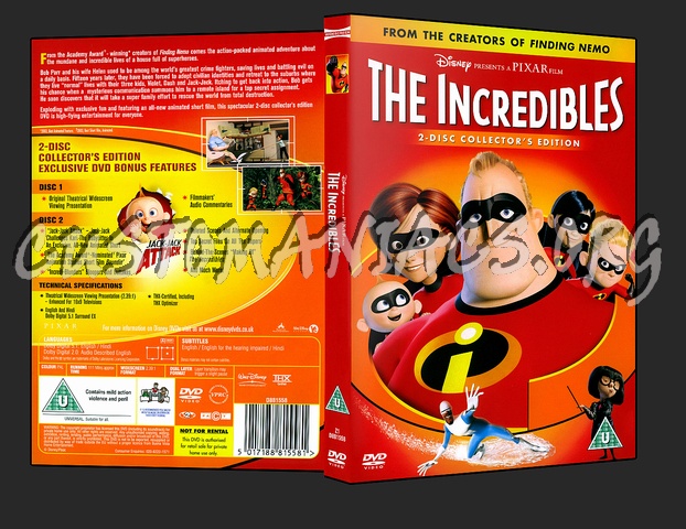 The Incredibles dvd cover